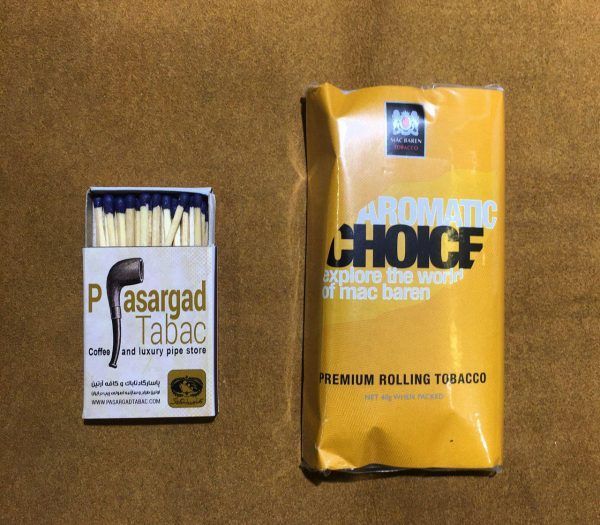 توتون سیگارپیچ مک بارن آروماتیک چویس mac baren aromatic choice hand rolling tobacco، ژورنال سیگاربرگ، پاسارگاد تاباک، ماسترو رحیمی