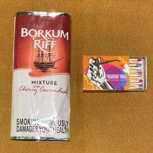 توتون پیپ Borkum riff mixture with cherry cavendish