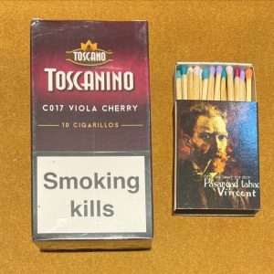 سيگاربرگ ايتاليايي toscano cigar toscanino C 0 17 VIOLA CHERRY