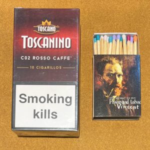 سيگاربرگ ايتاليايي toscano cigar toscanino C 0 2 ROSSO CAFFE