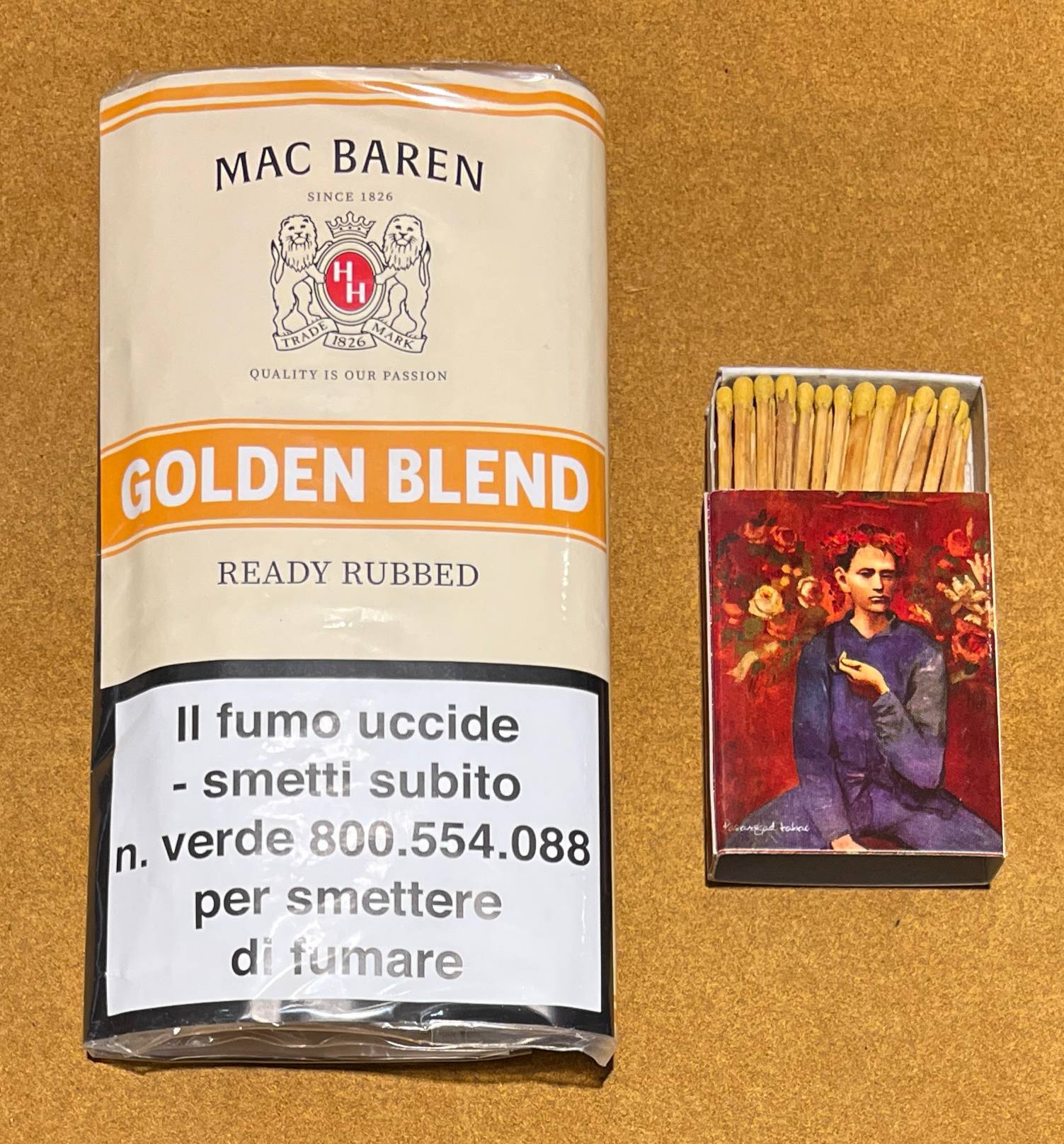 توتون پیپ مک بارن گلدن بلند